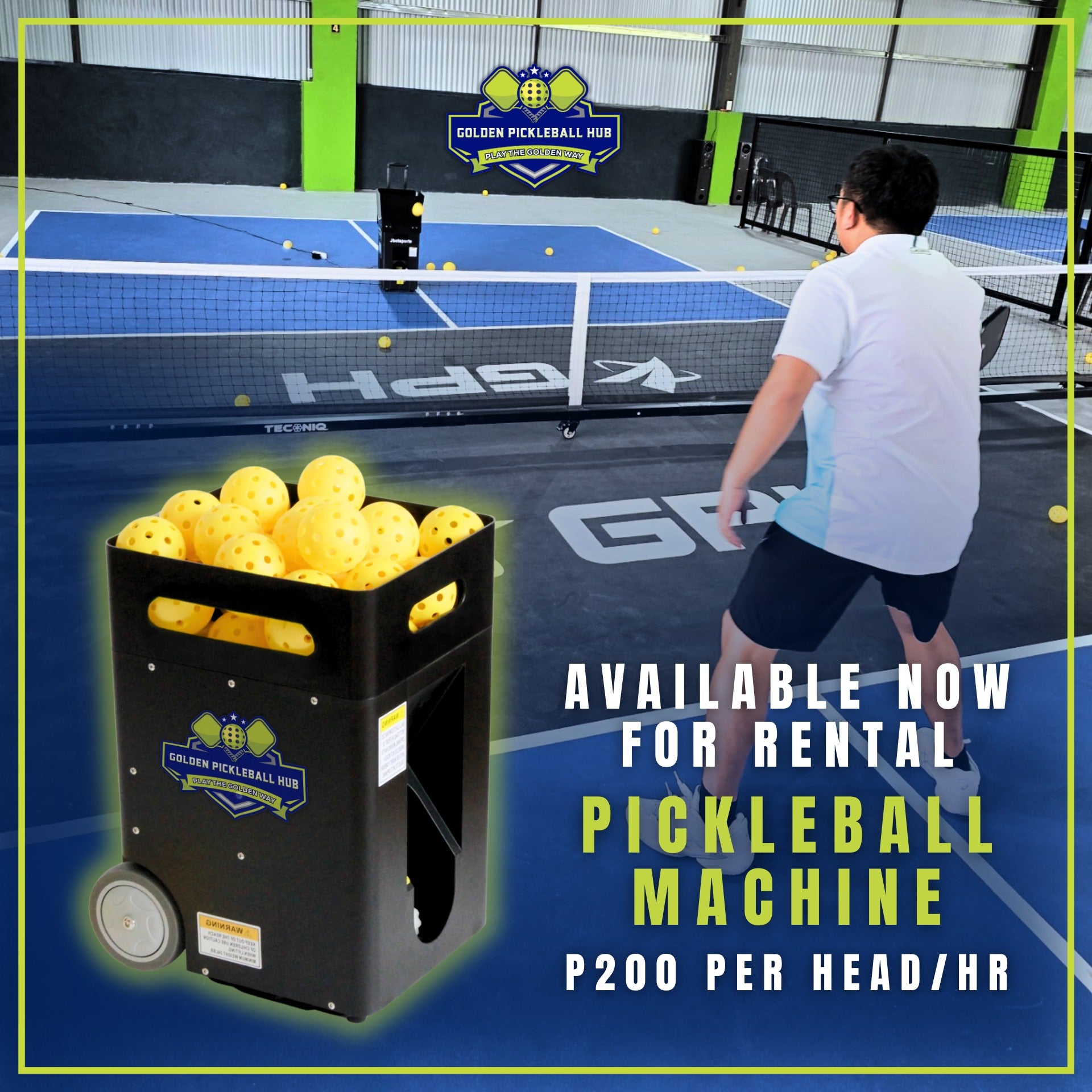 Pickleball Machine Rental
