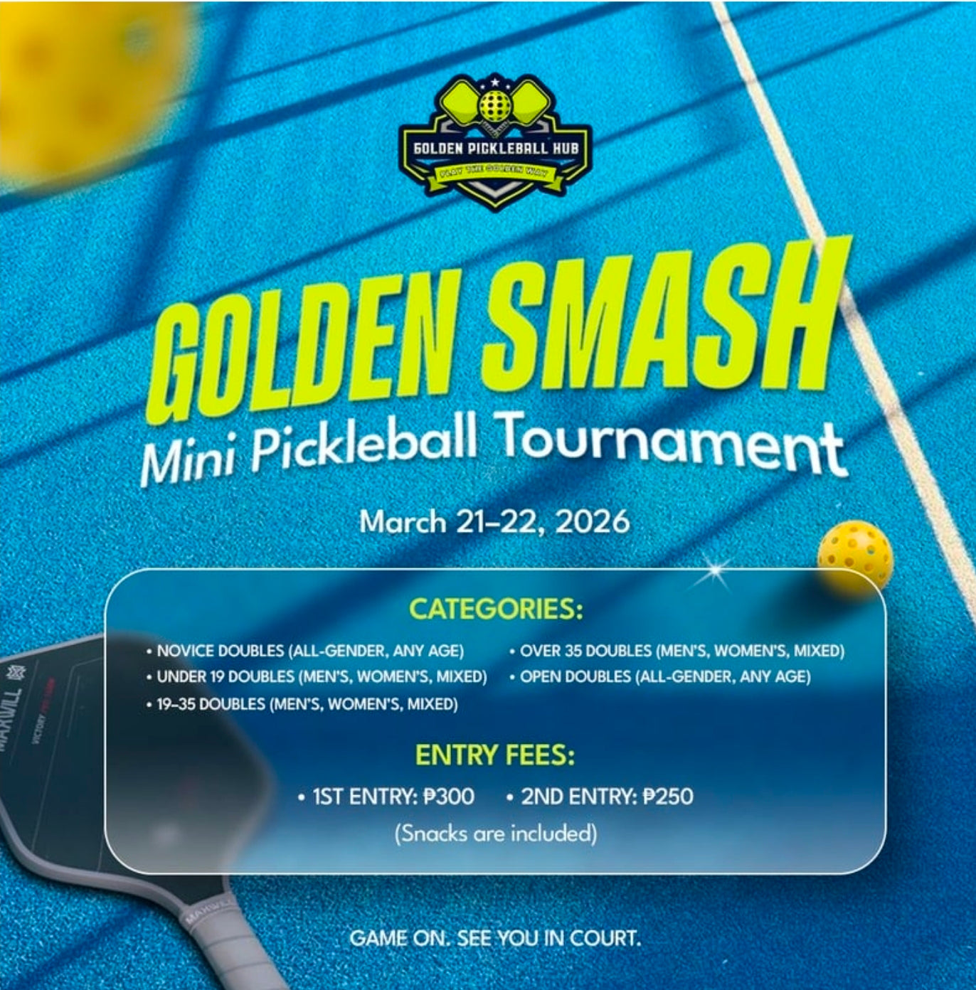 Mini Tournament 1st Entry